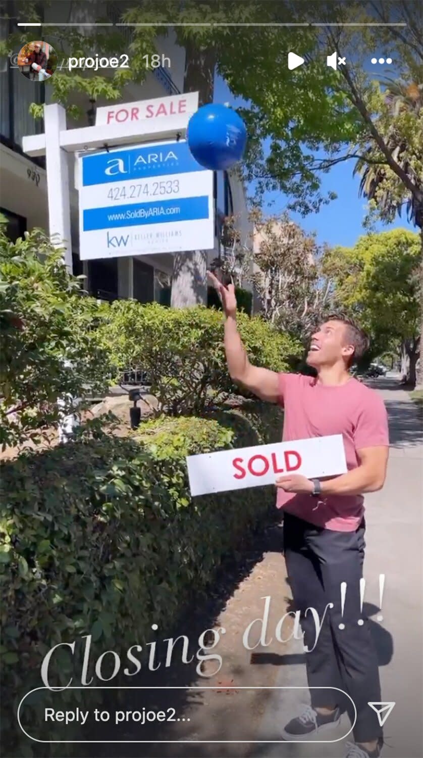 Joseph Baena Celebrates Selling His First Home: &#39;SOLD&#39;