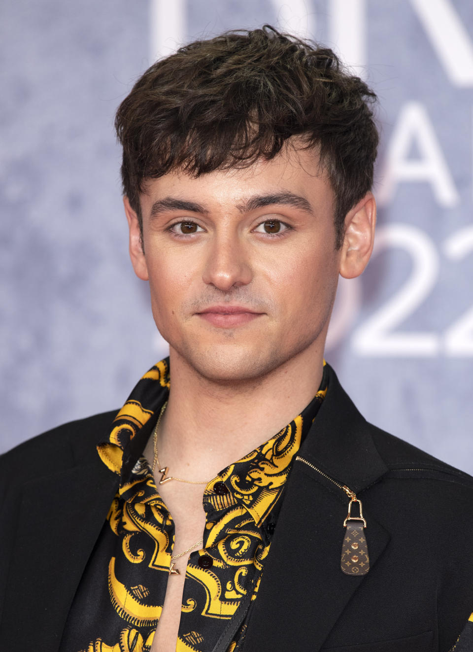 Tom Daley arriving at the BRIT Awards 2022 held at The O2, London. 