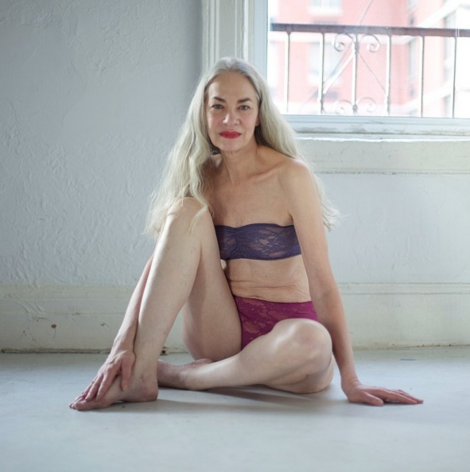 62-Year-Old Lingerie Model Proves that Beauty is Ageless