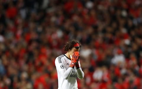 United went to console Svilar at the final whistle - Credit: Action Images via Reuters/Carl Recine