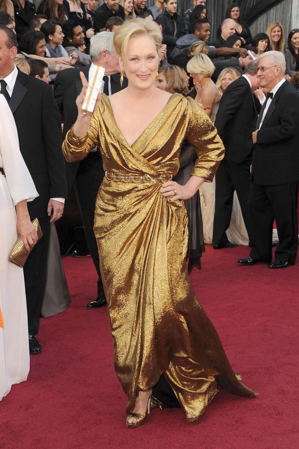 Meryl Street oscar dress