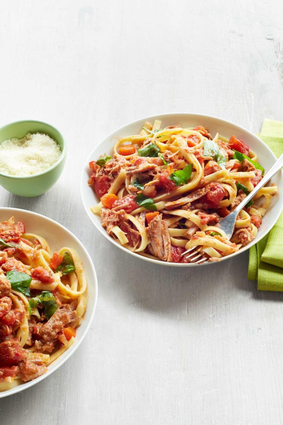 Rustic Pasta Toss with Tuna and Tomatoes