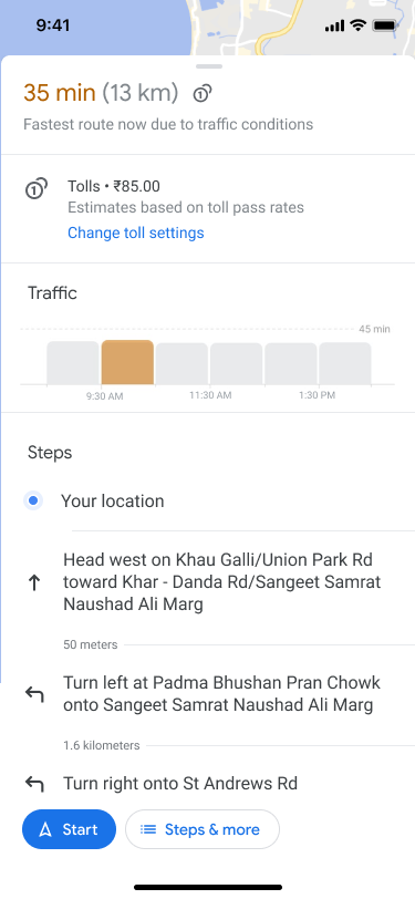 Road Trip? Google Maps Can Now Tell You How Much You'll Pay in Tolls