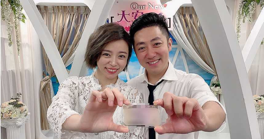 艾成與王瞳登記結婚。（圖／民視提供）