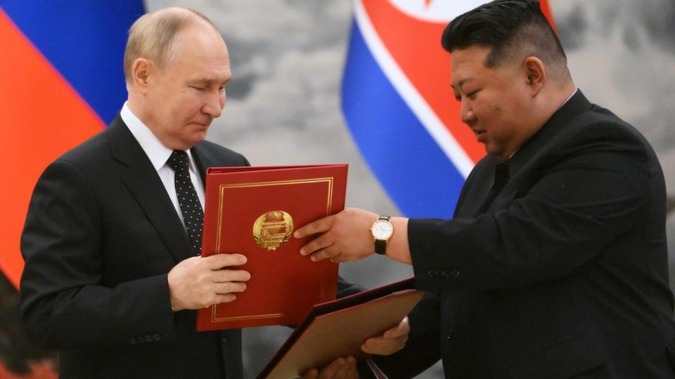 普京與金正恩簽署了俄朝新的「全面戰略伙伴關係協議」