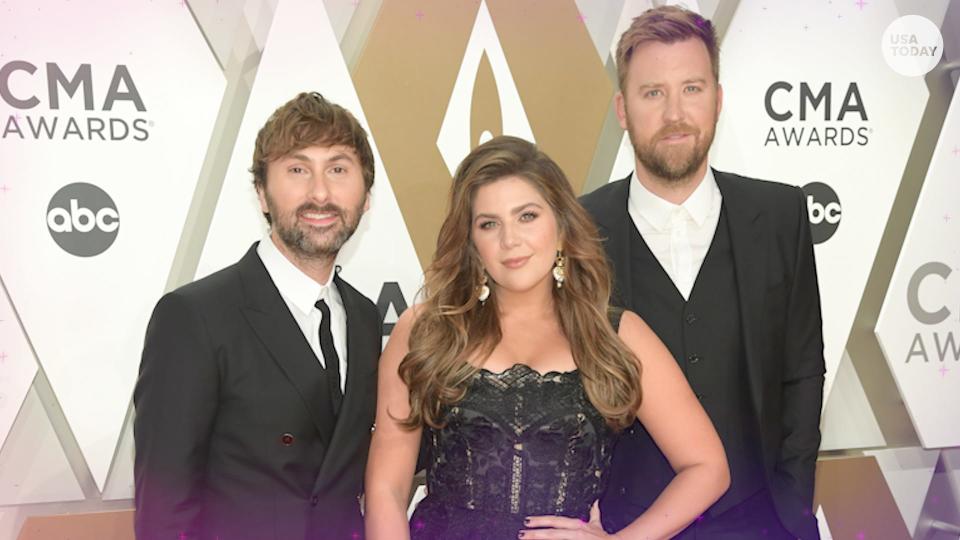 From left, Dave Haywood, Hillary Scott and Charles Kelley.