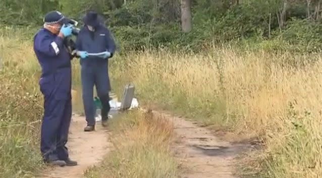 Mr Cardamone was with homicide detective's when Ms Chetcuti's body was discovered near Lake Buffalo. Photo: 7 News