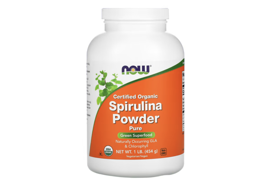 NOW Foods, Certified Organic Spirulina Powder. (PHOTO: iHerb)