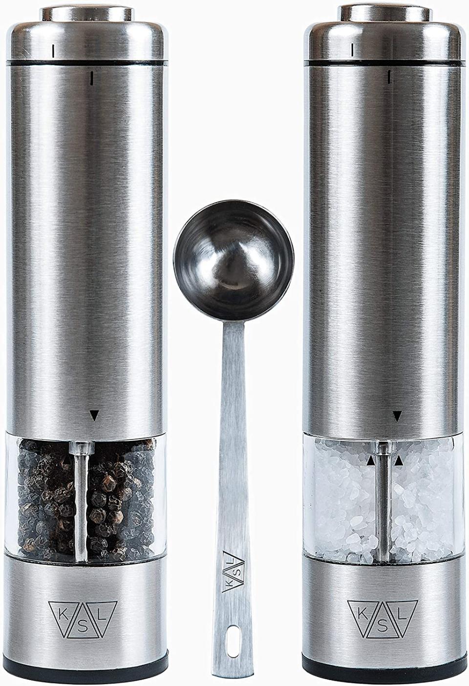 ksl battery electric salt pepper grinder
