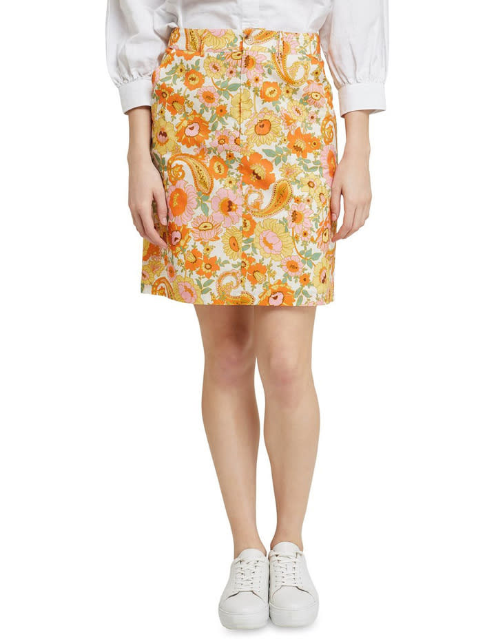  Oxford Tito Retro Floral Skirt, $69