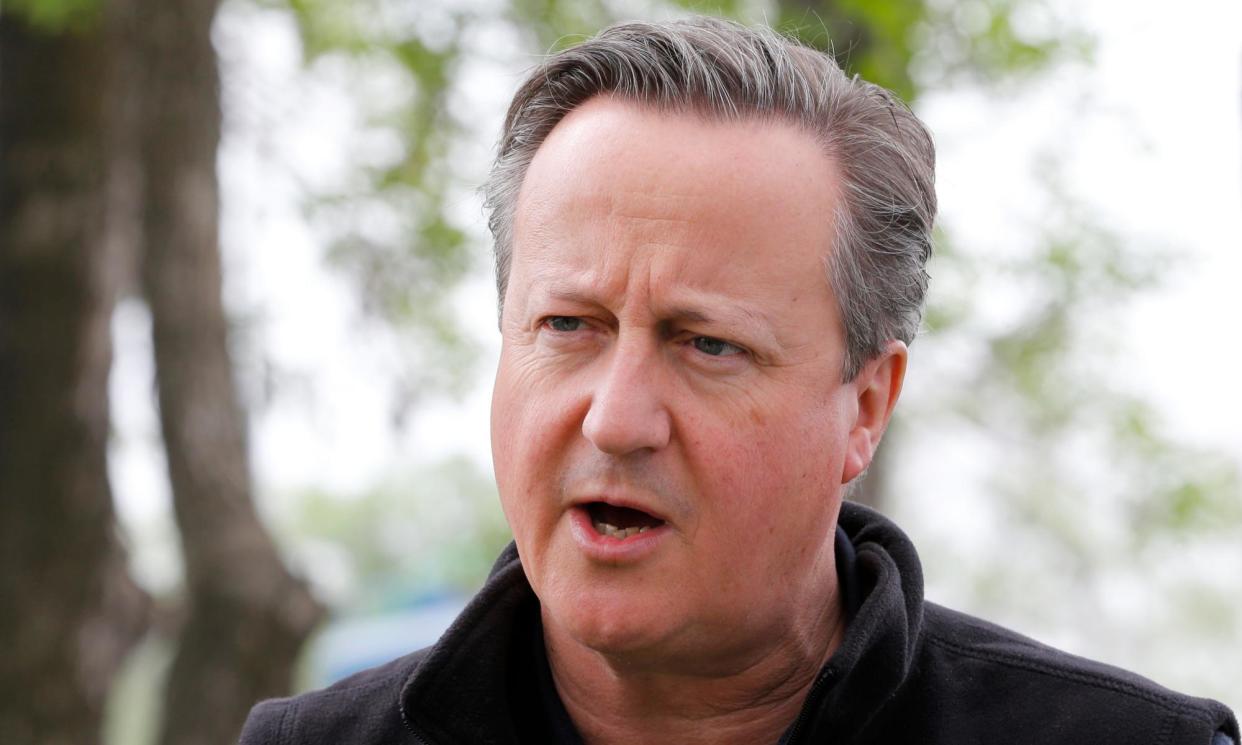 <span>David Cameron was found not have broken lobbying rules after bombarding ministers with messages.</span><span>Photograph: Igor Kovalenko/EPA</span>