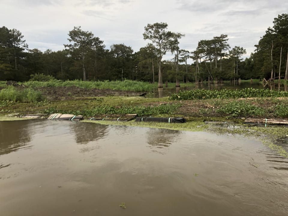 Sections of the pipeline, in some places, have made it nearly impossible to access certain areas in the bayous.