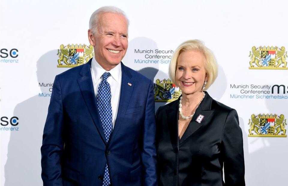 Joe Biden and Cindy McCain | Andreas Gebert/picture-alliance/dpa/AP Images