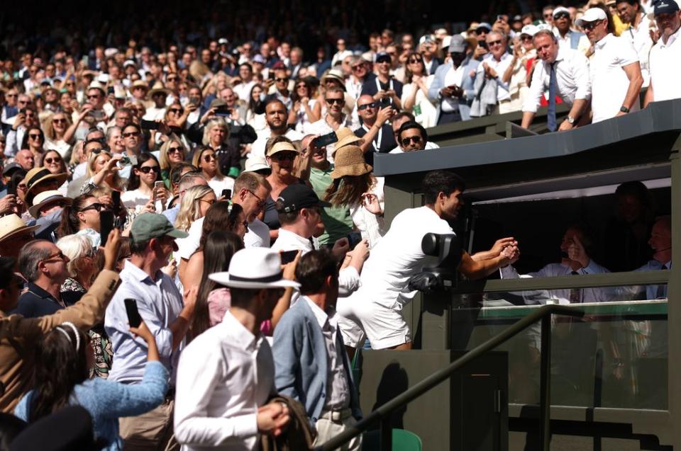 Carlos Alcaraz. Final Wimbledon 2024. Londres