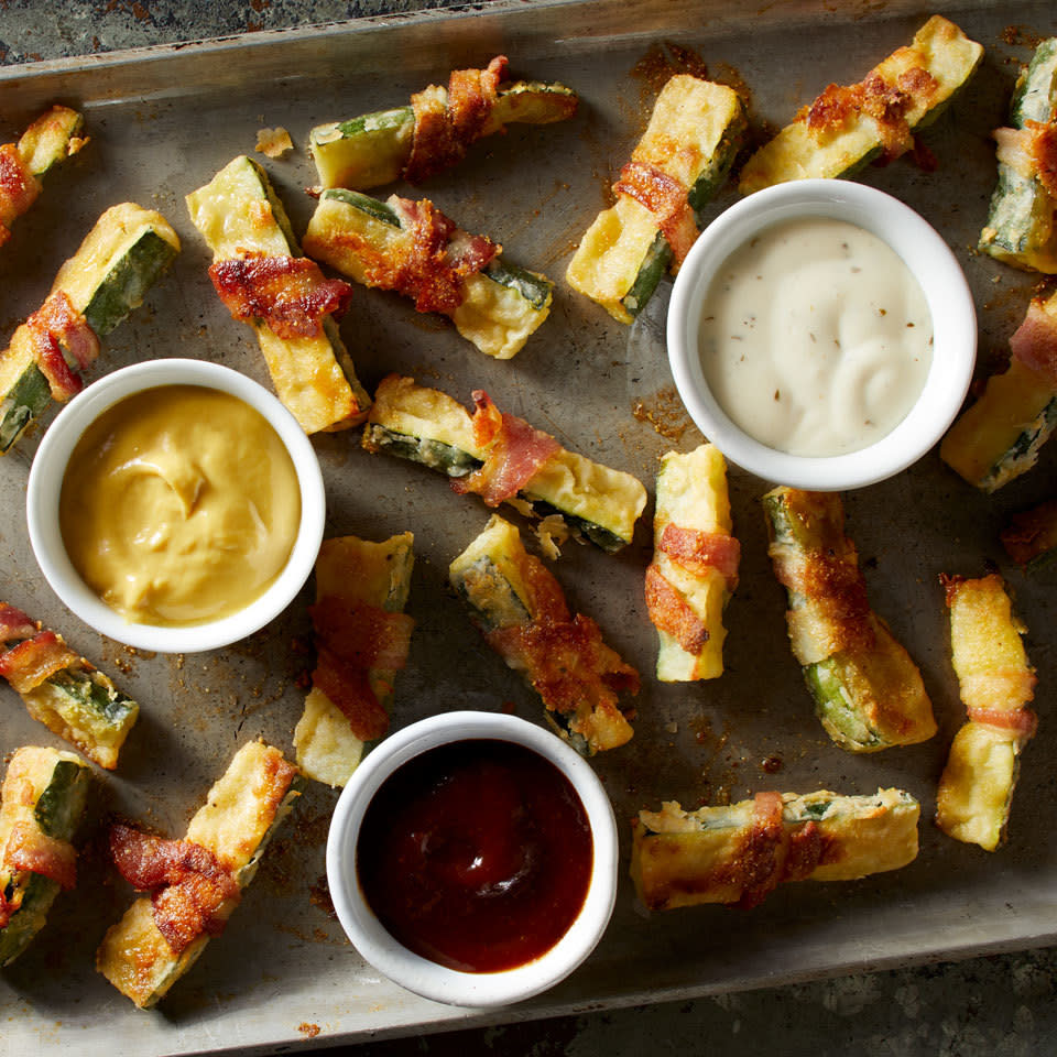 Bacon-Wrapped Zucchini Fries