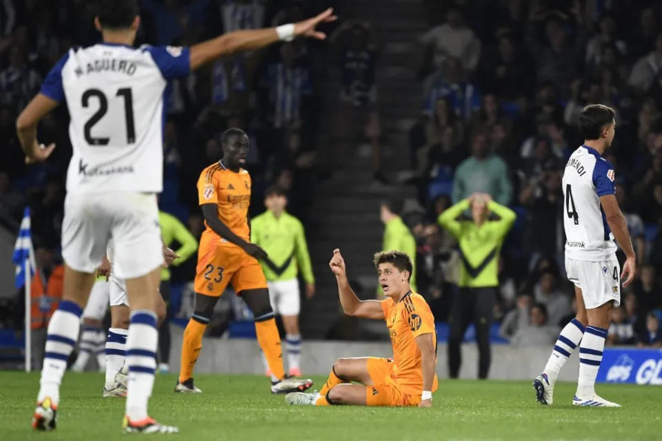 Guler performed well vs Real Sociedad (Photo by ANDER GILLENEA/AFP via Getty Images)