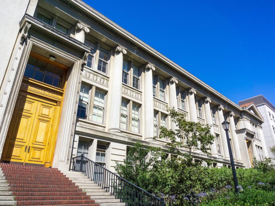 Physics North, a 1924 building known as LeConte Hall until 2020.