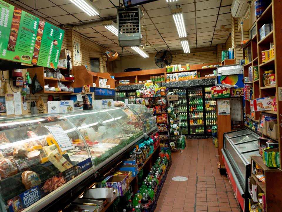 A bodega in Brooklyn, New York.