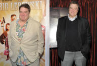 Veteran comedian John Goodman has in recent years also sported a much thinner and fitter frame