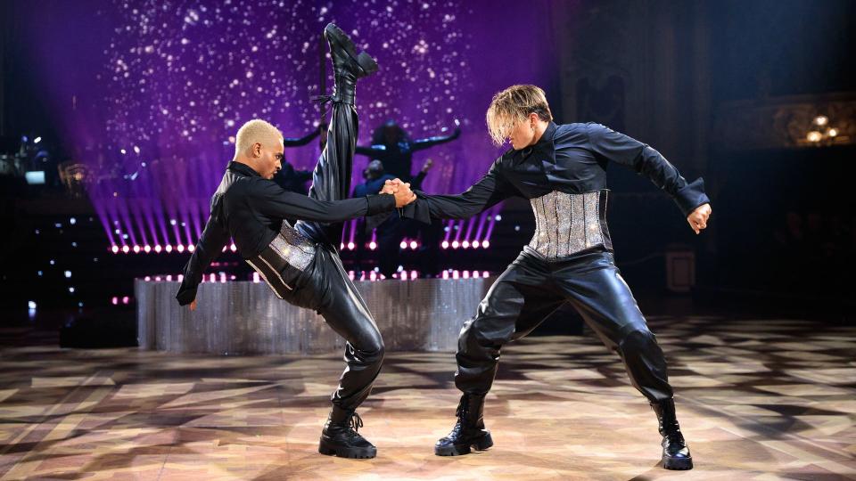 Layton Williams and Nikita Kuzmin on Strictly Come Dancing