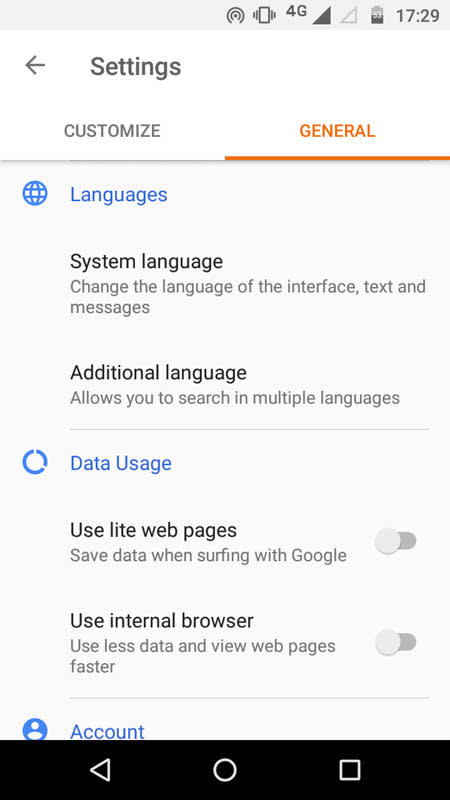 Google 推出 Google Search Lite 輕量版 更不耗效能、更低的網路用量