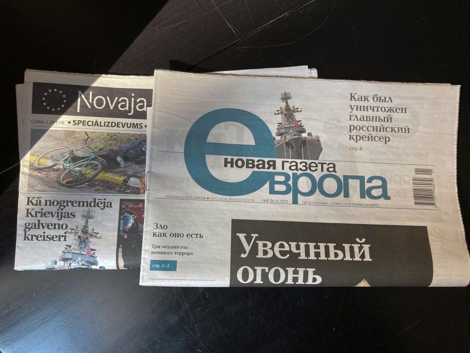 A Novaya Gazeta newspaper