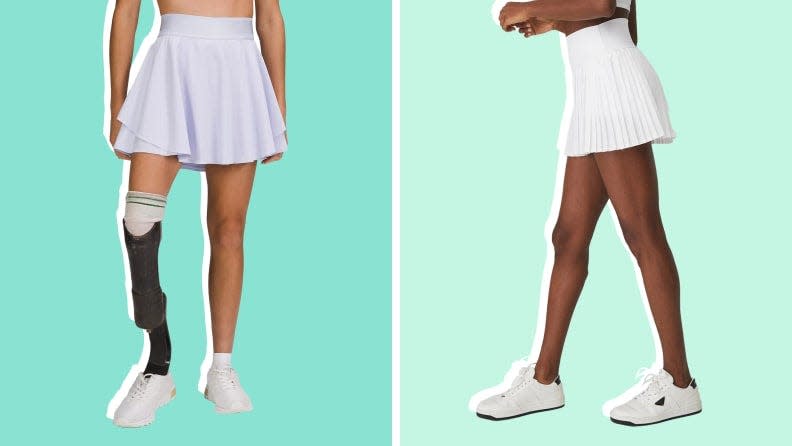 These skirts can be sported on and off the court--what a score!