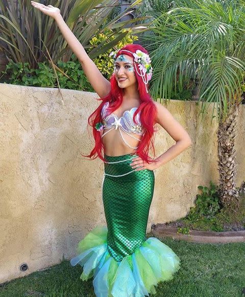 Mermaid Ariel Shell Bra Top Little Mermaid Seashell Bra Cosplay Costume -   Canada