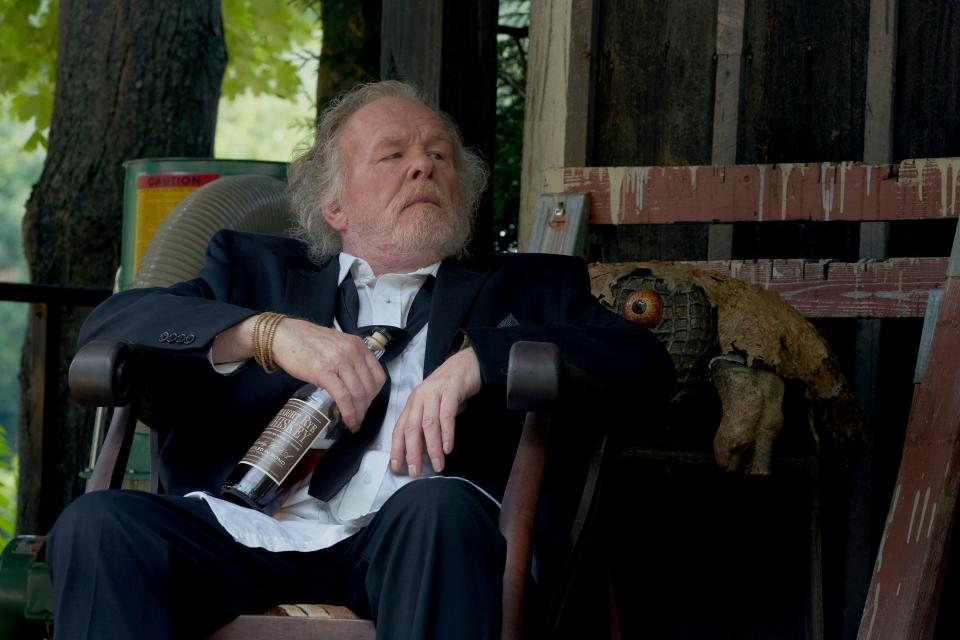 Film star Nick Nolte guests on episode 8 of "Poker Face" as a grizzled veteran of the movie special effects business. The episode was directed by series star Natasha Lyonne, who says initially she was "intimidated" at the prospect of giving Nolte acting suggestions.