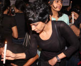 Mandira Bedi was also part of the protest