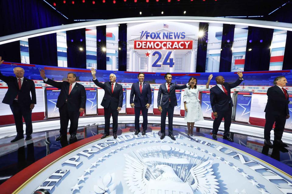 Presidential Hopefuls Square Off In First GOP Debate (Scott Olson / Getty Images)