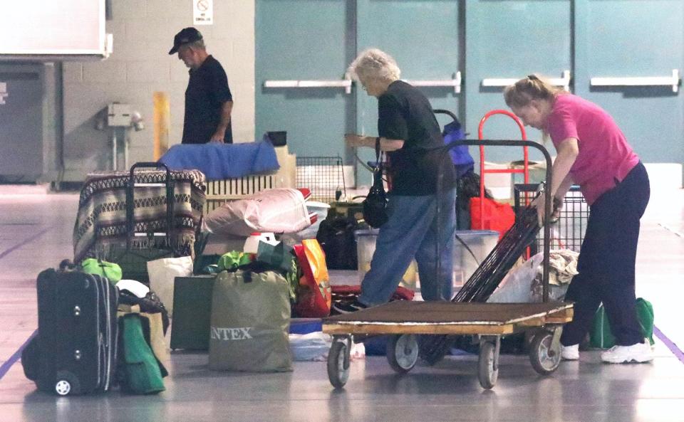 This September 2019 file photo shows evacuees heading into the shelter at the Volusia County Fairgrounds in advance of Hurricane Dorian's arrival. With a busy season expected in 2022, early preparation is encouraged.