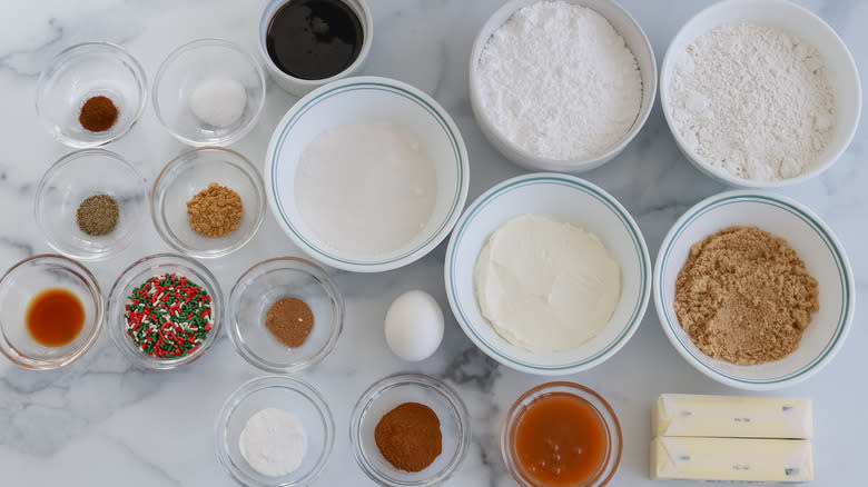 gingerbread cookie bar ingredients