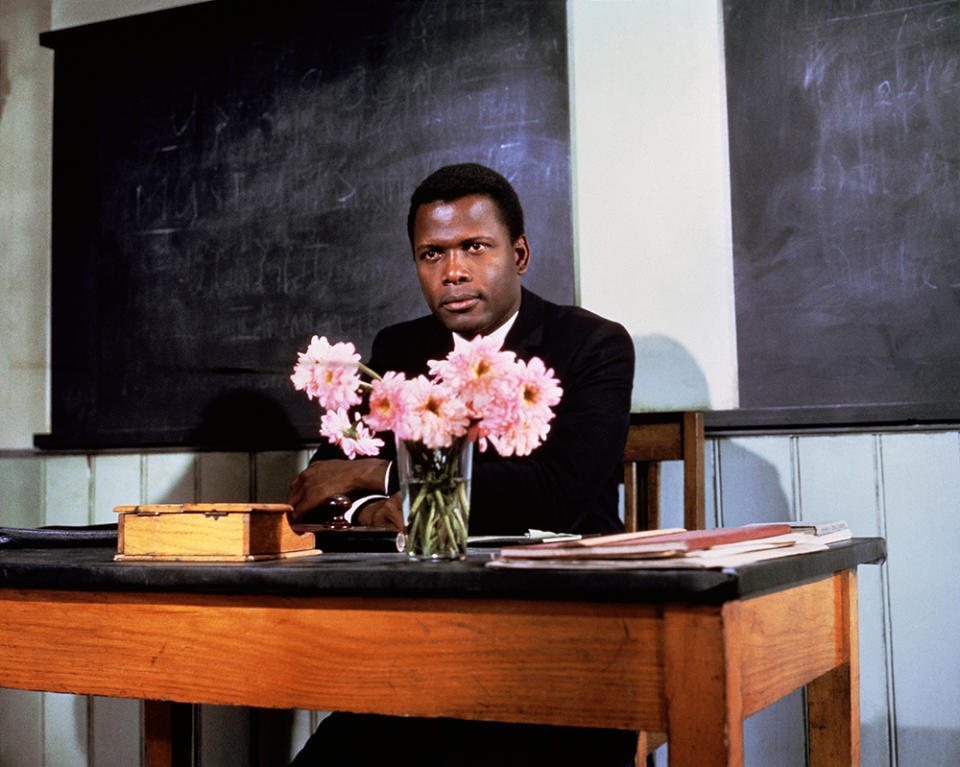 Poitier in 1967’s “To Sir, With Love” - Credit: Everett Collection / Everett Col