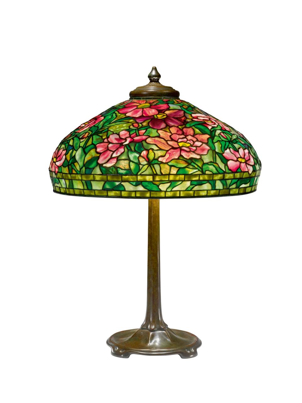 Tiffany studios Peony lamp.