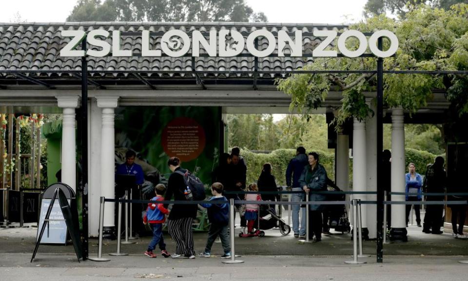 The main entrance of London Zoo.