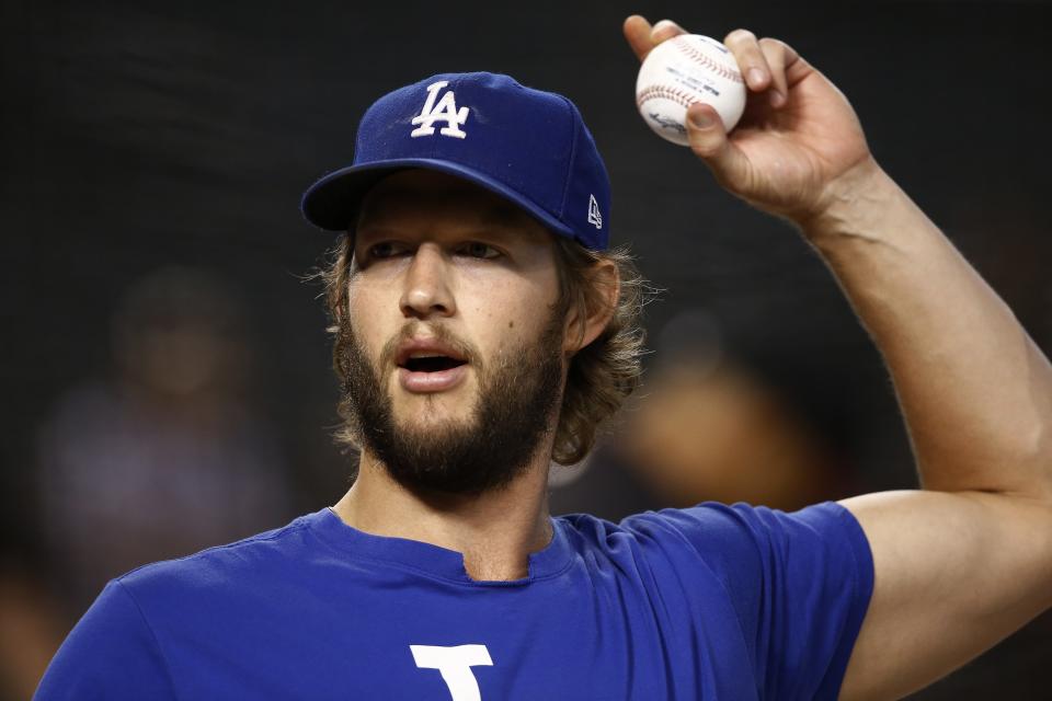 Getting Clayton Kershaw back would greatly help the Dodgers’ chances. (AP Photo/Ross D. Franklin)