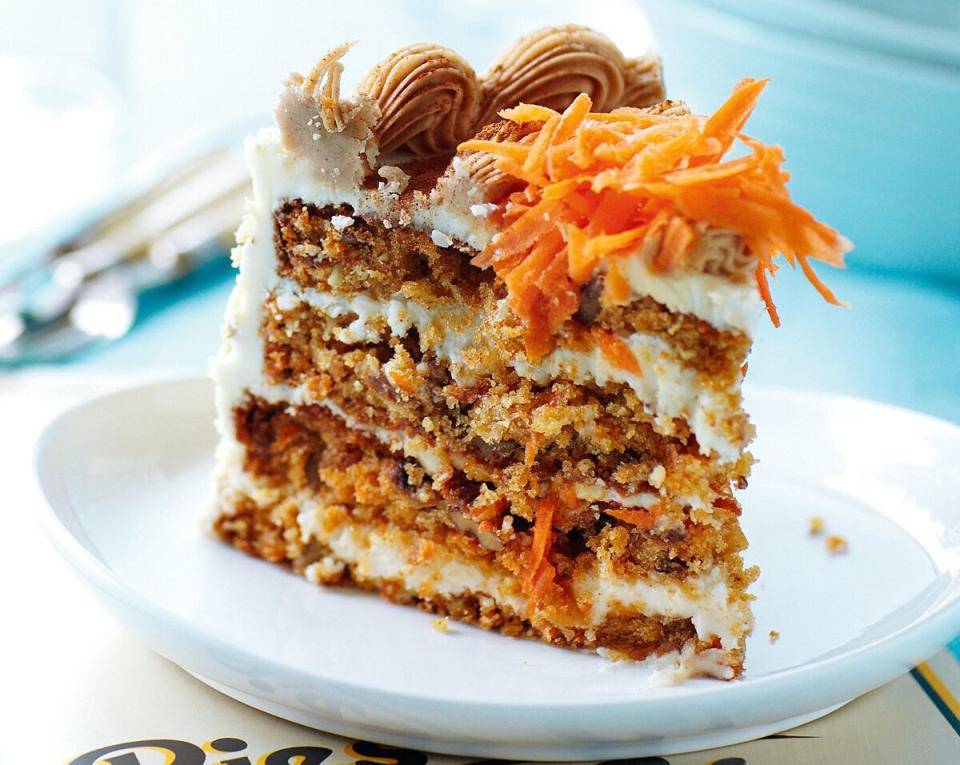 (Photo: <a href="https://medium.com/@marcygoldman/hummingbird-carrot-cake-a-new-classic-southern-baking-tradition-a364f86eada1" target="_blank">Courtesy of Marcy Goldman</a>)