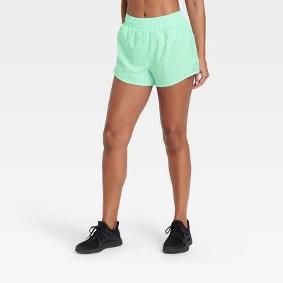 3) Women's Mid-Rise Run Shorts 3"