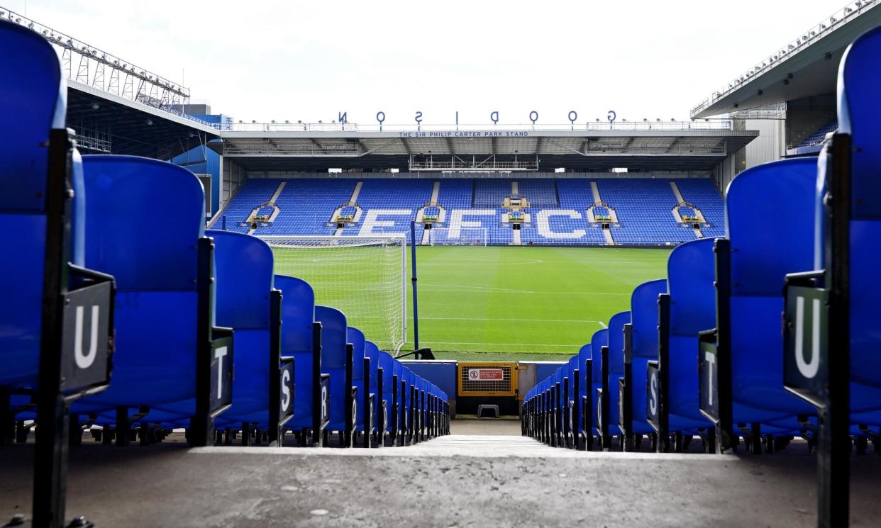 <span>Everton’s proposed takeover by 777 Partners has been beset by difficulties.</span><span>Photograph: Tony McArdle/Everton FC/Getty Images</span>