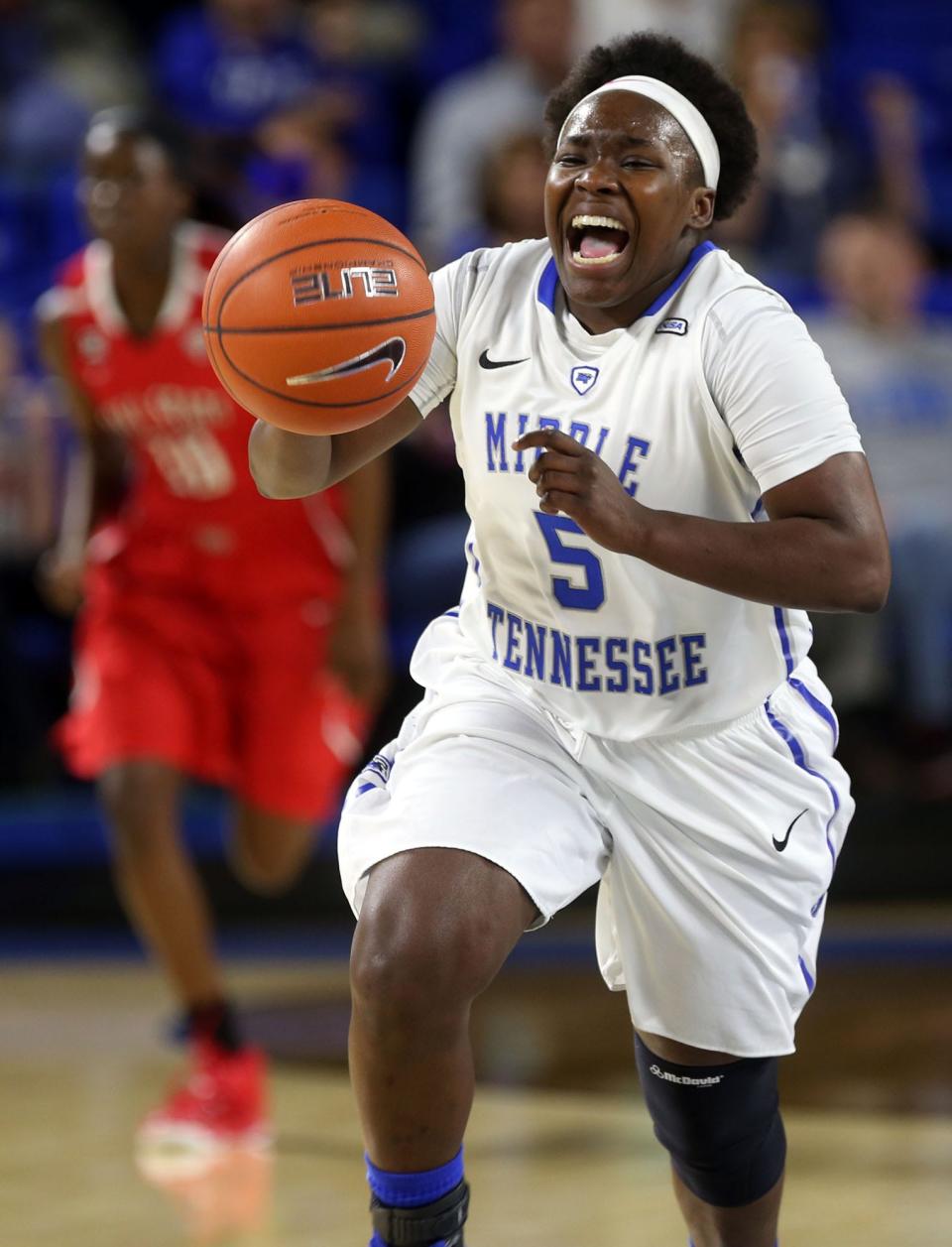 MTSU basketball's Shanice Cason in March 2015.