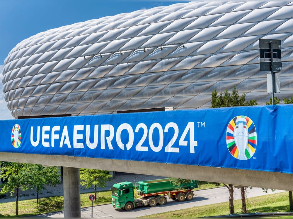 Bereit für die Eröffnungsfeier: die Munich Football Arena in München. (Bild: imago/Wolfgang Maria Weber)