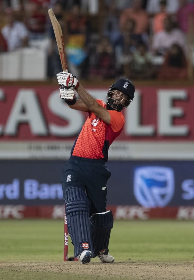 Moeen Ali impressed with some powerful hitting