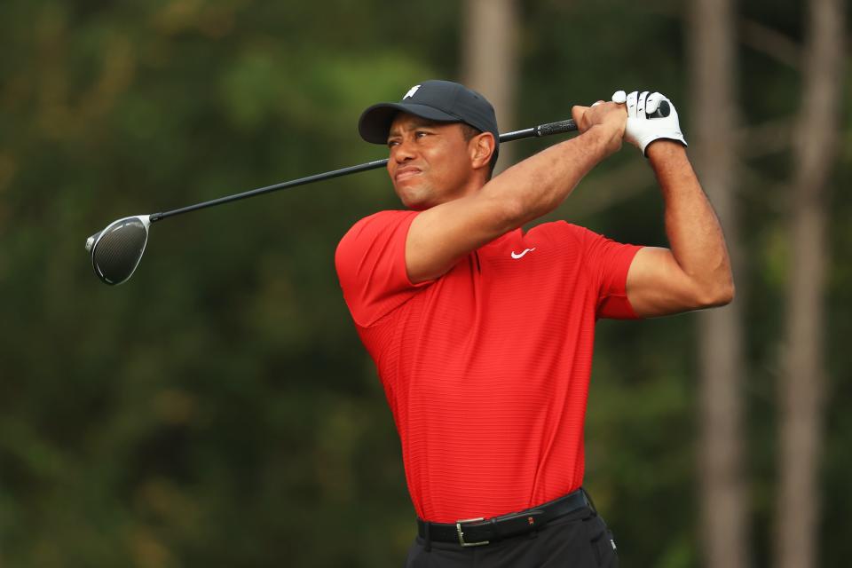 <p>Tiger Woods was taken to the hospital on Tuesday morning following a single-car crash in Los Angeles</p> (Getty Images)