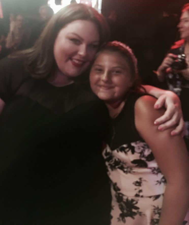 Chrissy Metz and Mackenzie Hancsicsak at the 'This is Us' For Your Consideration Emmys event in LA (Courtesy of Mackenzie Hancsicsak)