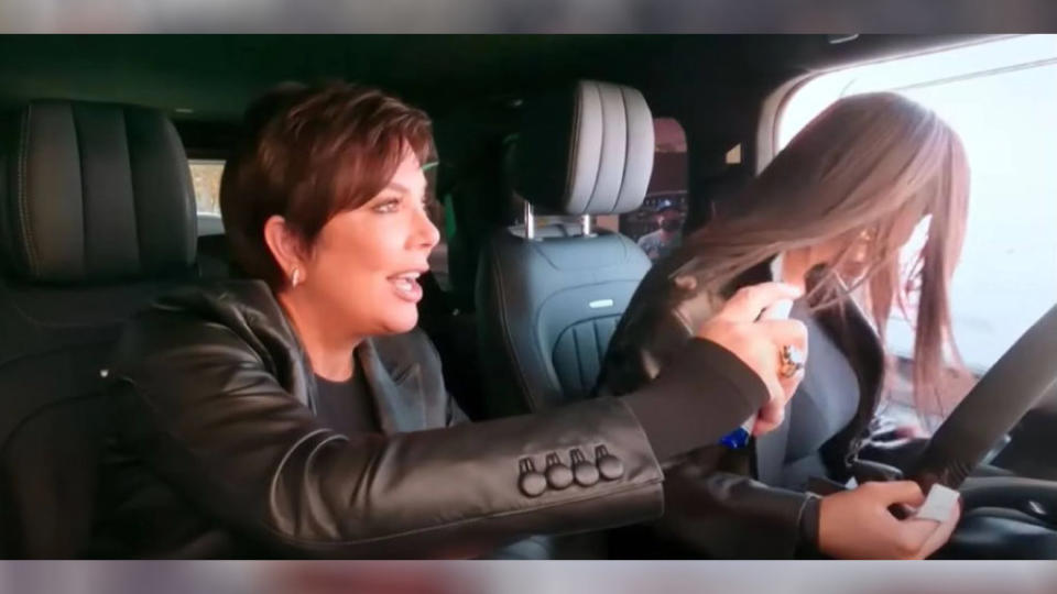 Kris Jenner在許多節目當中都可以看得出來非常熱愛車輛。（圖片來源/ 翻攝自IG@krisjenner）