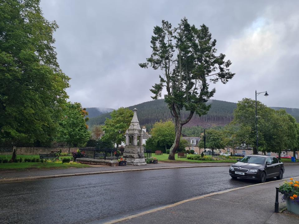 The village of Ballater in Royal Deeside