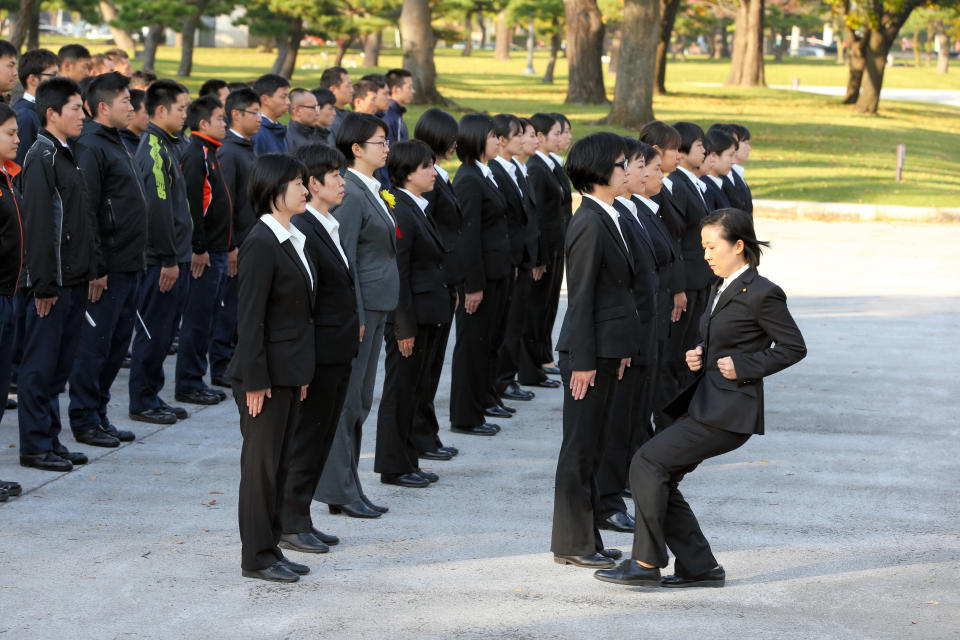 Members of the female police squad (Photo: Getty Images)