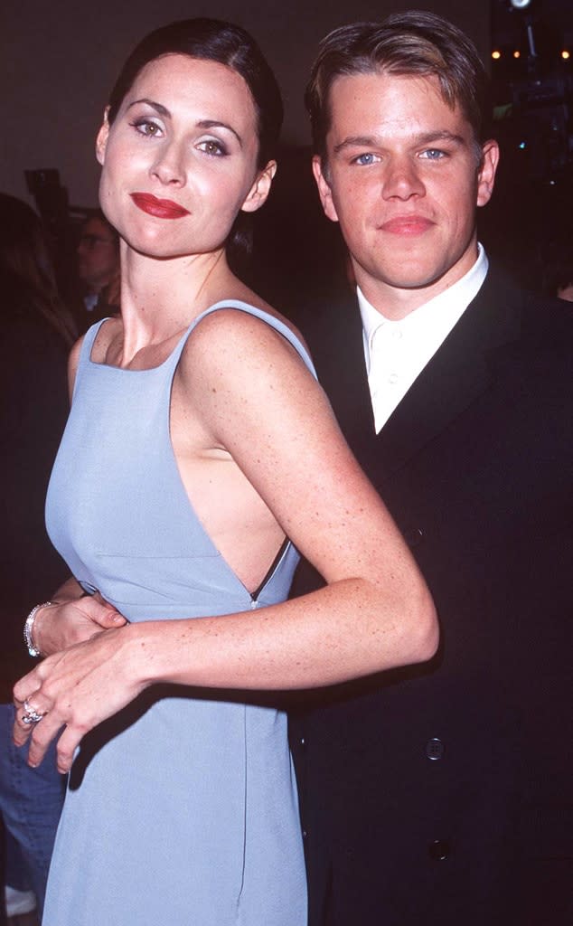 Minnie Driver and Matt Damon