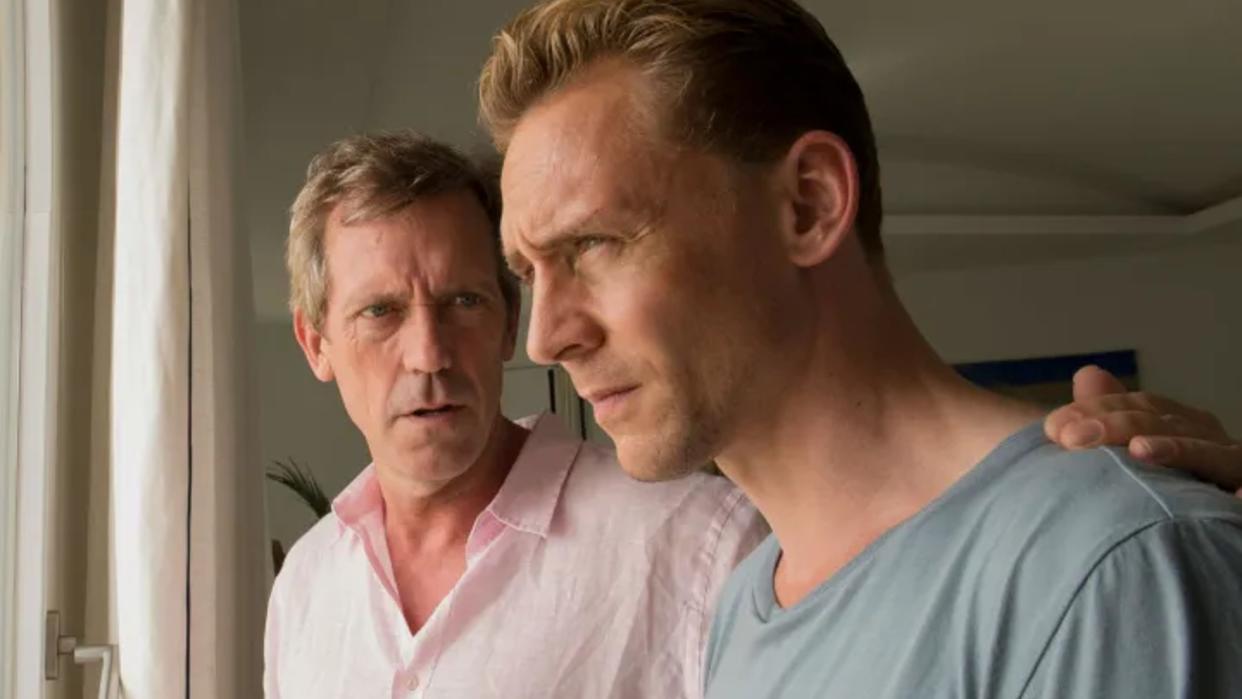  Tom Hiddleston and Hugh Laurie in The Night Manager. 